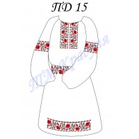Заготовка детского платья для вышивки бисером или нитками «ДП №15» (Заготовка или набор)